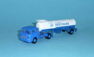 * Škoda 706 - cisterna DEUTRANS bílá - 1:87    
