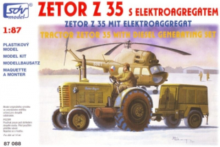  SDV 87088 - Zetor 35 s elektroagregátem  - 1:87