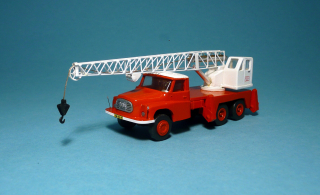 TATRA 138 Hasiči -  jeřáb HSC-5 dlouhé rameno - 1:87