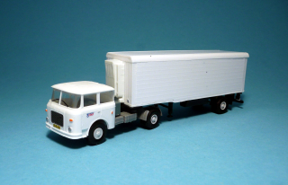 ŠKODA 706 TN + chladírenský návěs ČSAD 1:87