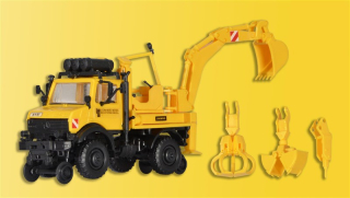 KIBRI  - UNIMOG kolejový bagr - 1:87