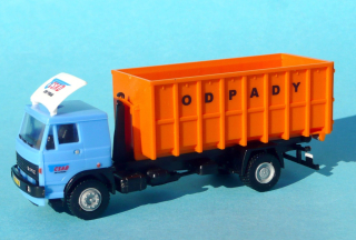 LIAZ 18.23 KB hák. nakladač s vysokostěným kontejnerem - Tříděný odpad