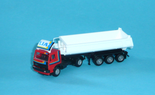 LIAZ tahač s 3-nápravovým návěsem Carnehl - 1:87     
