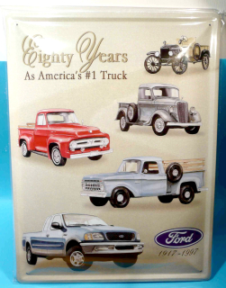 3D FORD Mustang 30 Years 40 x 30 cm 