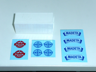 Obtisky MADETA, TUZEX, VČELA - 1:87
