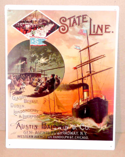 State Line  40 x 30 cm 