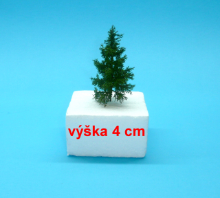 Strom jehličnatý - výška 4 cm