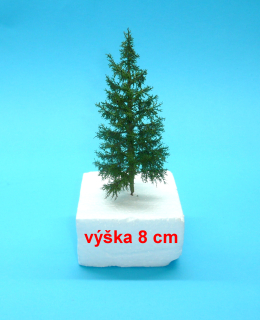 Strom jehličnatý - výška 8 cm