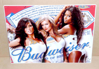 Budweiser  40 x 30 cm 