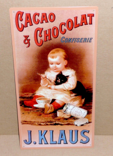 Cacao +  Chocolat   40 x 25 cm 