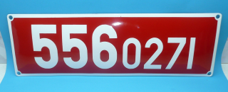 Smaltovaná cedule 556.0271 - 62x20 cm