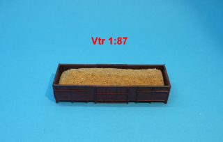 náklad písku pro vozy Vtr H0 1:87 