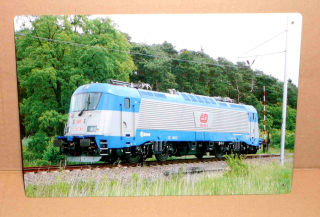 lokomotiva ŠKODA 380   20 x 30 cm 