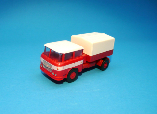 Škoda 706 hasiči - krátký valník s plachtou - 1:87