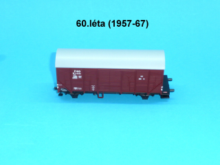 vagon M/Hks  ČSD 60. léta - H0 1:87 - provozní stav 