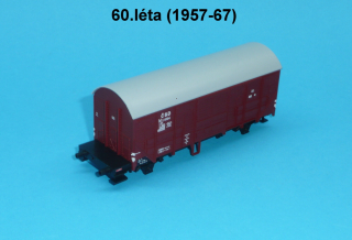 vagon M/Hks  ČSD 60. léta - H0 1:87 - provozní stav 