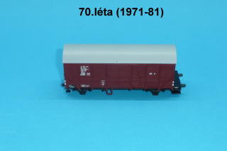 vagon M/Hks  ČSD 70. léta - H0 1:87 - provozní stav 