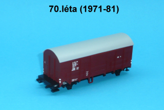 vagon M/Hks  ČSD 70. léta - H0 1:87 - provozní stav 