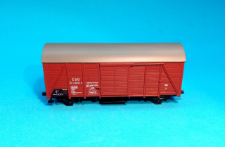 stavebnice vozu Ztr - ČSD - pronajatý vůz BUDVAR - H0 1:87 