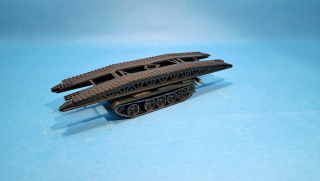 Tank T54 s mostní konstrukcí - 1:87      