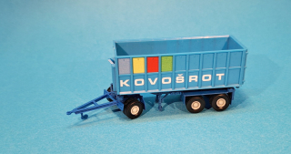 1:87 - přívěs s vysokostěnným kontejnerem - Kovošrot