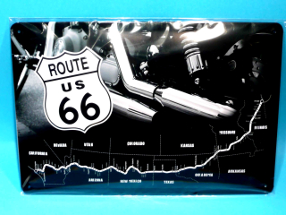 Route 66  20 x 30 cm 