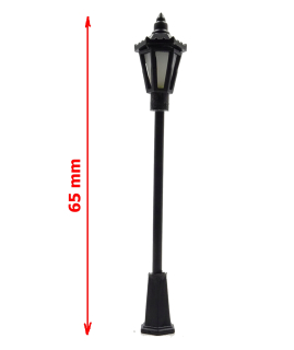 pouliční lampa - 65 mm - bílé světlo