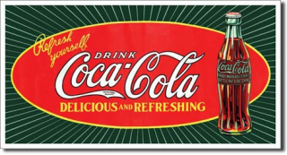 Coca Cola matná     21 x 41