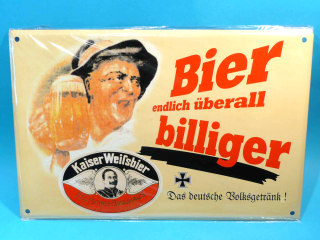 pivovar Kaiser Weifsbier  20 x 30 cm 