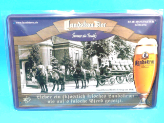 3D Landskron Bier  20 x 30 cm 