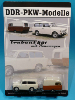 Trabant 601 kombi s přívěsem