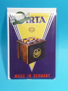 VARTA  plech. pohlednice  10 x14 cm
