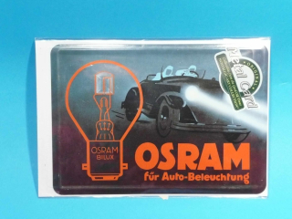 OSRAM  plech. pohlednice  10 x14 cm
