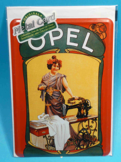 OPEL  plech. pohlednice  10 x14 cm