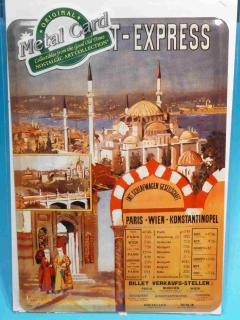 ORIENT EXPRESS  plech. pohl. 10 x14 cm