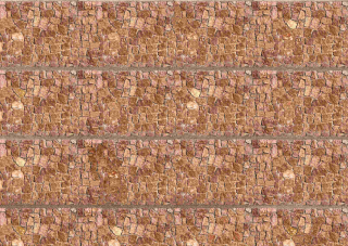 Zeď kámen nepravidelný  - střední
