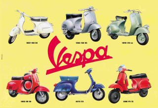 Vespa -    20 x 30 cm 