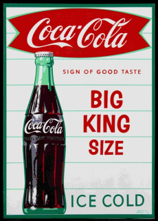 Coca Cola  - Big King Size     40 x 30 cm 