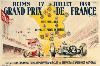 Grand Prix de France    40 x 30 cm 